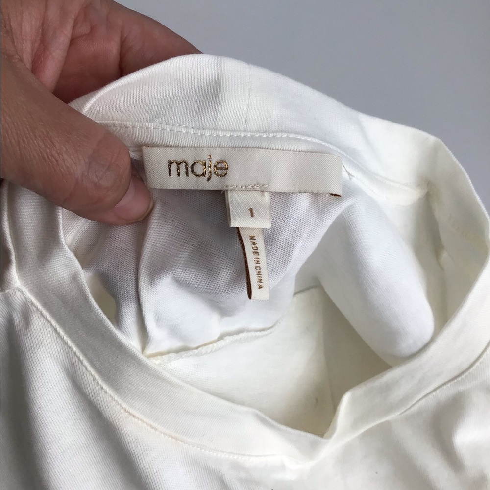 Maje Cream Top